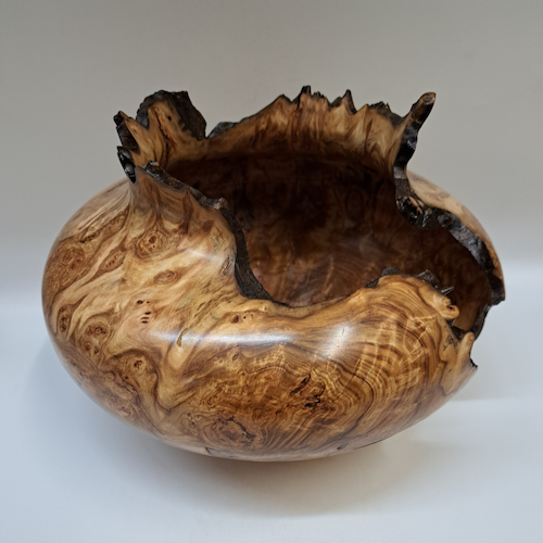JW-263 Colorado Aspen Burl Hollow Woodturning $850 at Hunter Wolff Gallery